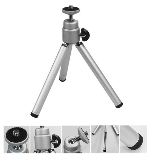 Silver mini tripod - silver, mount