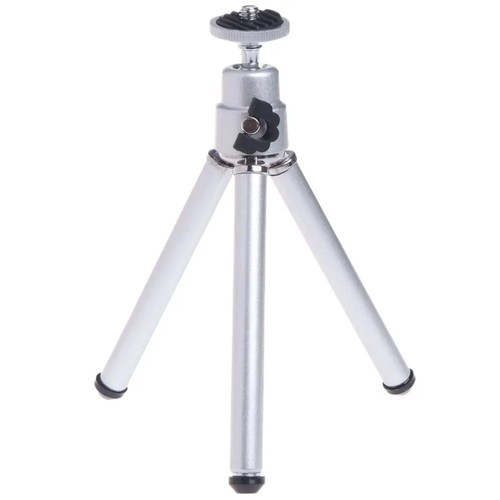 Silver mini tripod mount stand - mini,